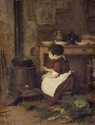 Pierre Edouard Frere Little Cook oil